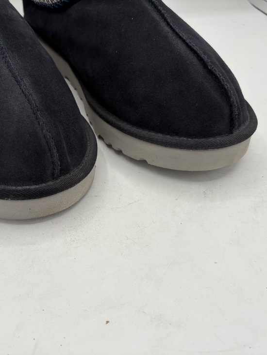 UGG Tasman Men’s Slippers 13 Navy Blue Shearling Lined Suede House Shoes 5950 - Picture 12 of 14